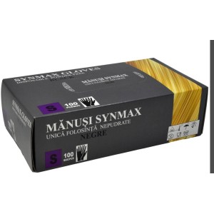 Mănuși Nitril Nepudrate Negre – Unică Folosință | Protecție Profesională 100 buc