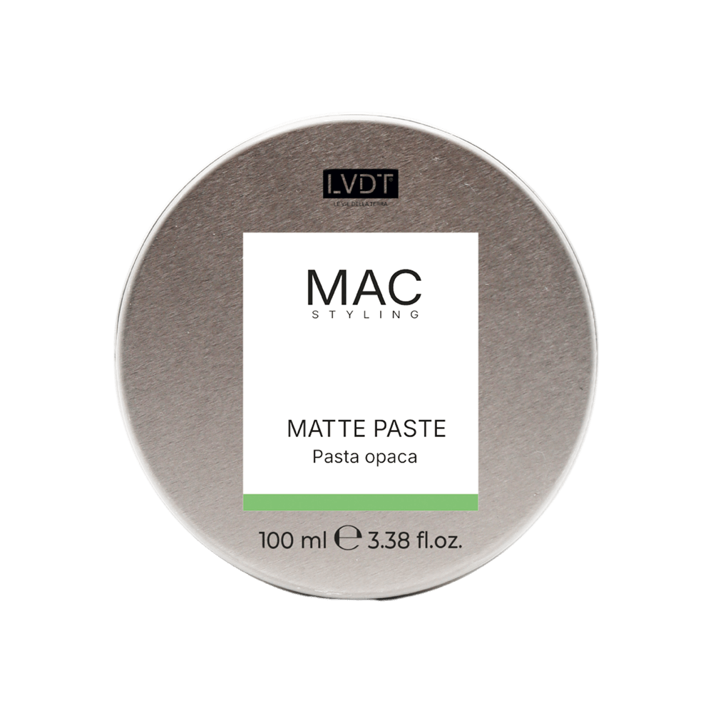 Pastă mată pentru păr LVDT MAC Styling Matte Paste 100 ml – fixare flexibilă, textură și finisaj mat