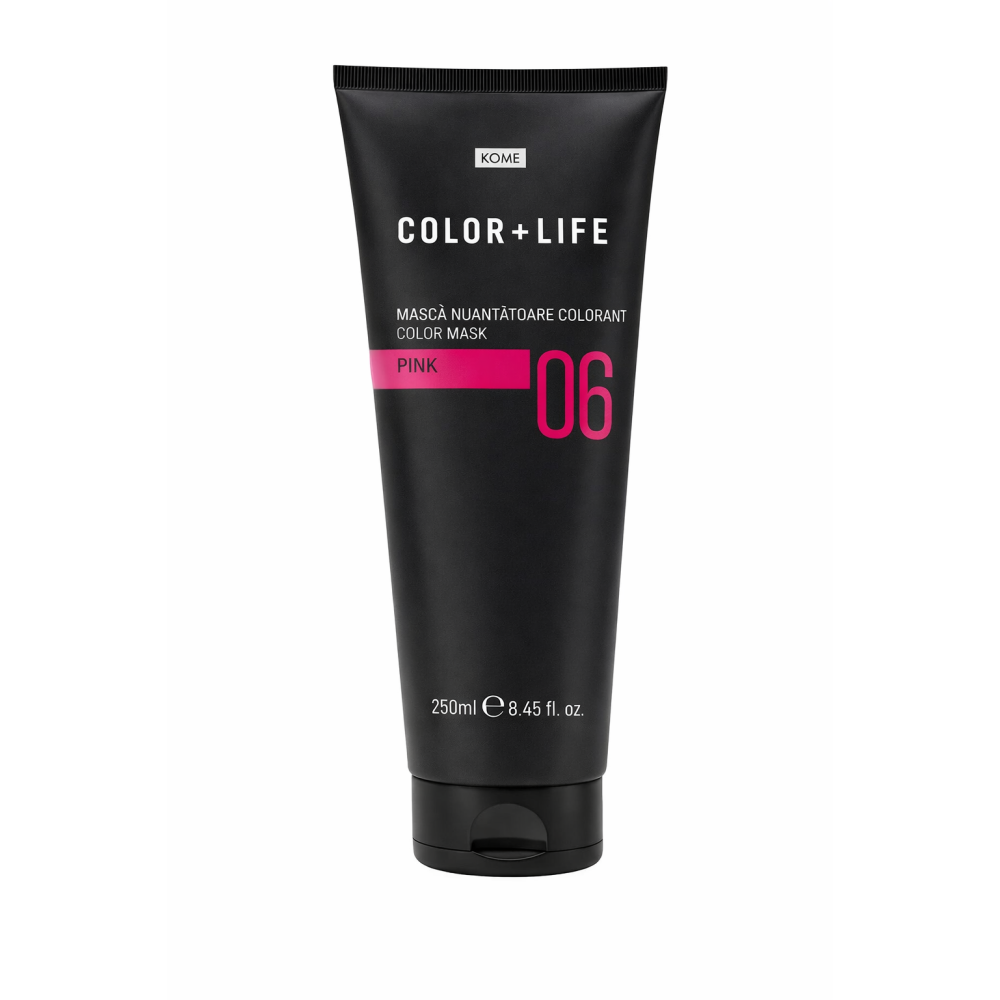 Mască nuanțatoare Pink Color Life 250 ml – reflexe intense, reîmprospătare culoare și îngrijire pentru păr colorat