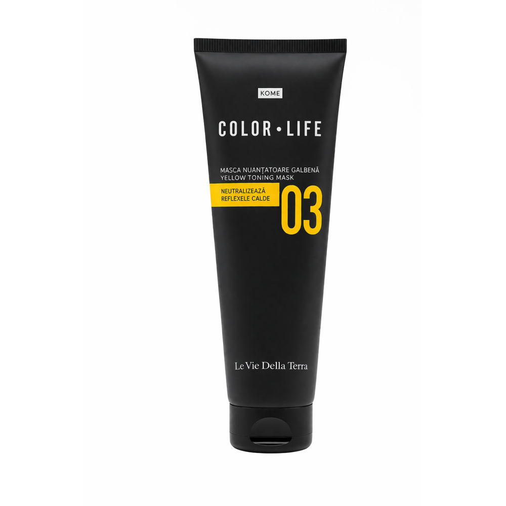 Mască nuanțatoare Vanilla Color Life 250 ml – reflexe calde, reîmprospătare culoare și îngrijire pentru păr blond