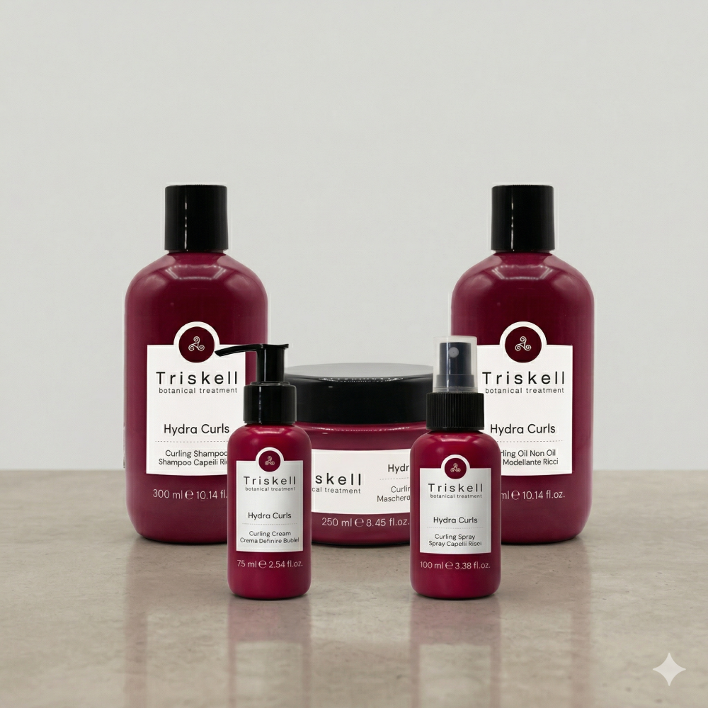  Triskell Hydra Curls – rutină completă pentru hidratarea și definirea părului creț