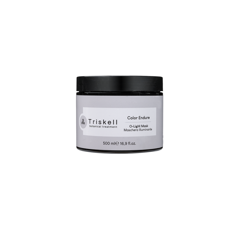 Masca de Par pentru Stralucire O Light TRISKELL Botanical Treatment 500 ml – sigilare culoare si luciu intens