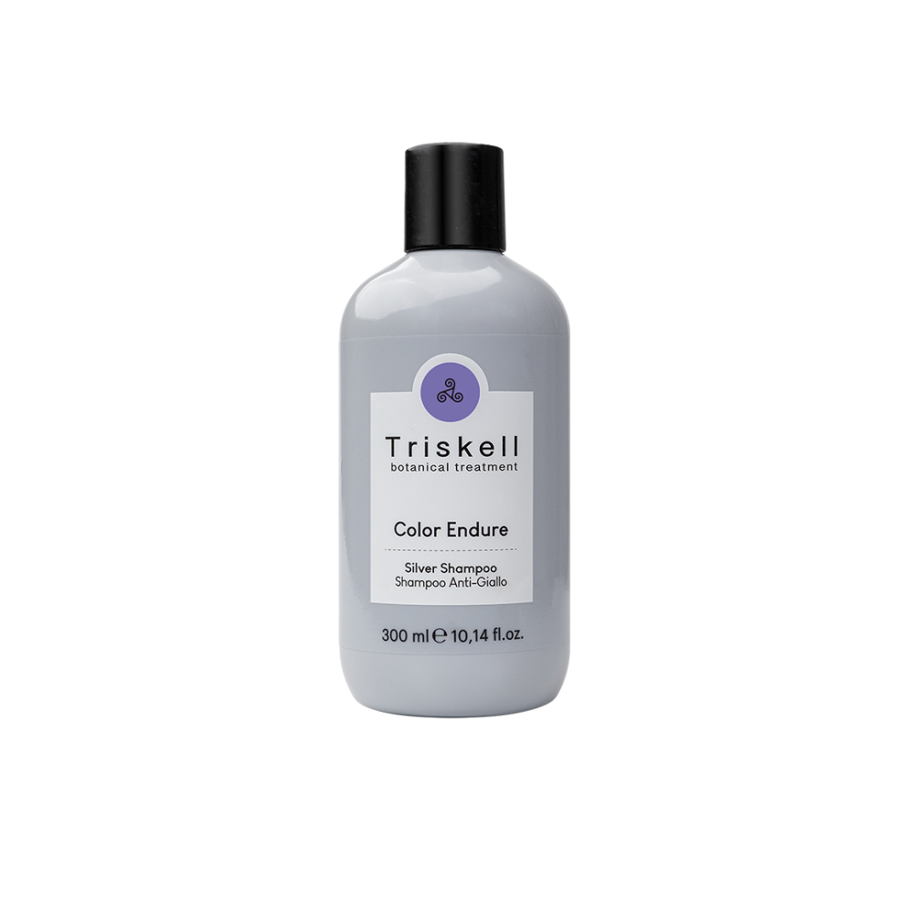 Sampon Silver Color Preserve TRISKELL Botanical Treatment 300 ml neutralizare reflex galben pentru par blond si decolorat