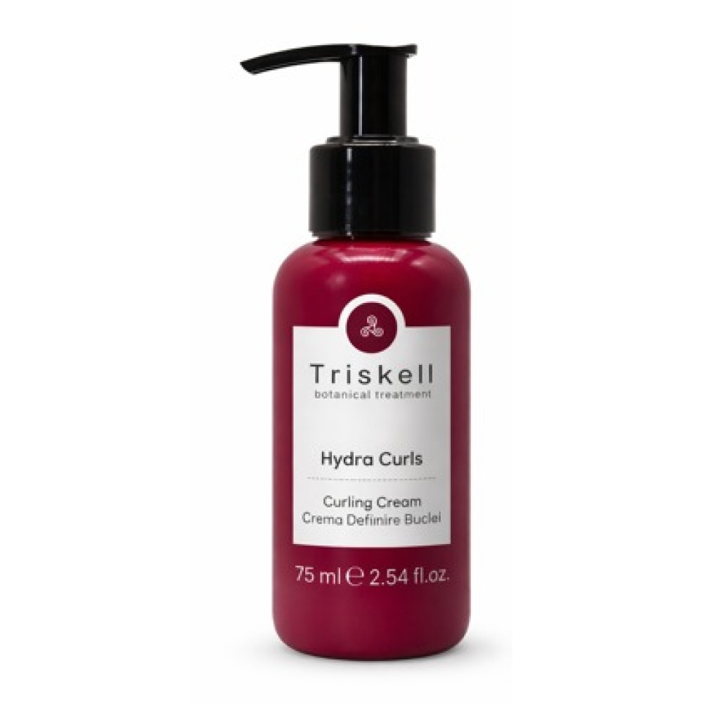 Cremă Hydra Curls TRISKELL Botanical Treatment 175 ml – definire bucle & control anti-frizz