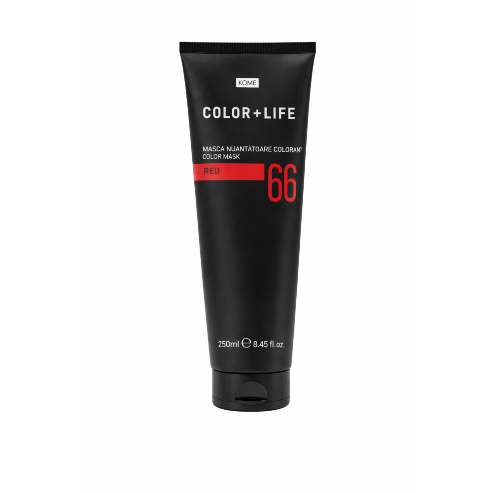 Mască nuanțatoare Red Color Life 250 ml – reflexe roșii intense, reîmprospătare culoare și îngrijire pentru păr colorat