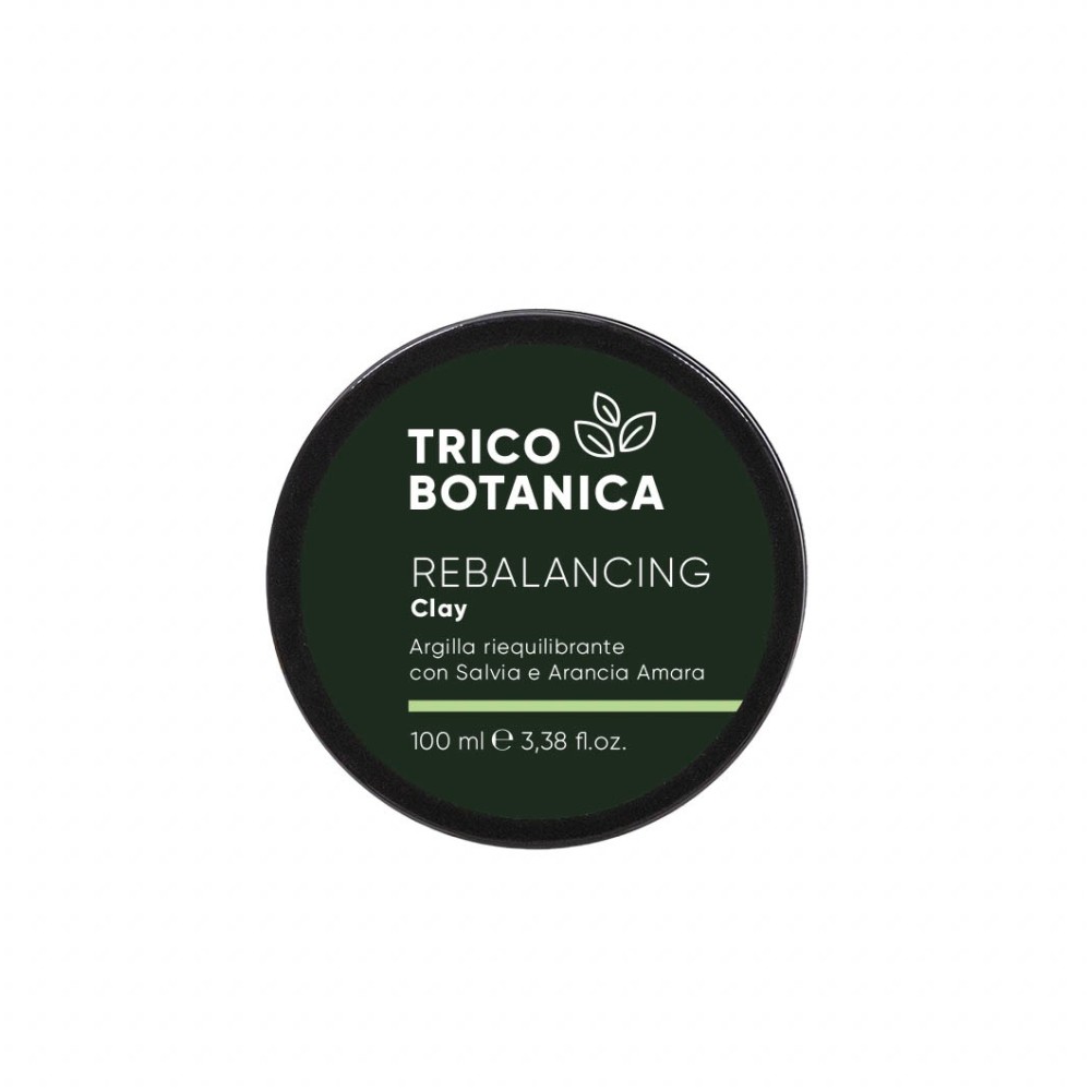 Rebalancing Clay TricoBotanica – argilă reechilibrantă cu Salvie și Portocală Amară 100ml 