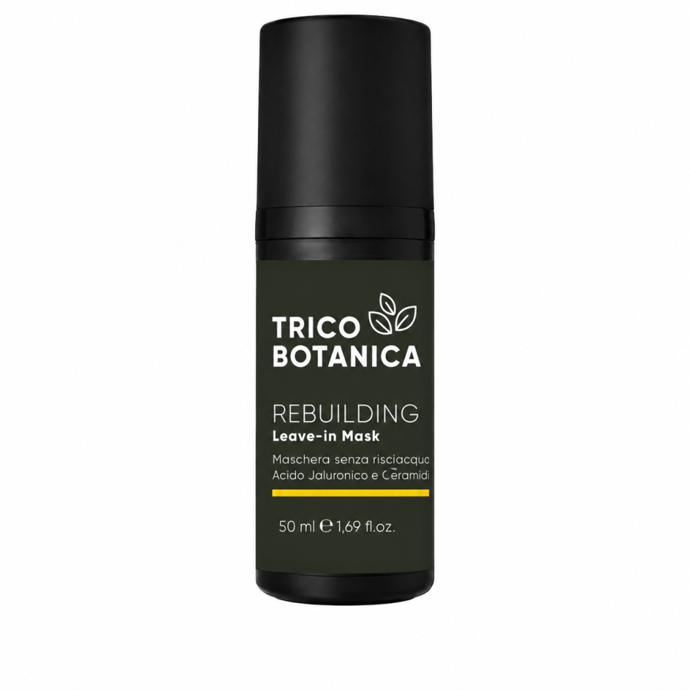 Rebuilding Leave-in Mask TricoBotanica - mască fără clătire cu Acid Hialuronic și Ceramide 50ml