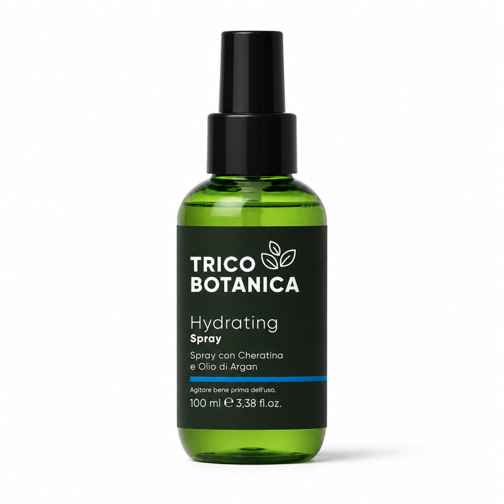 Hydrating Spray TricoBotanica - spray hidratant cu Cheratină și Ulei de Argan 100ml