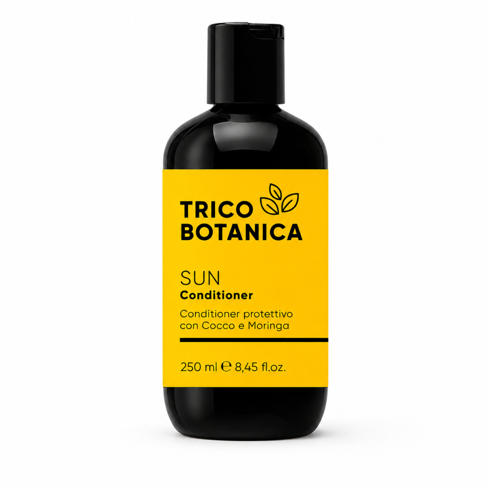 Sun Conditioner TricoBotanica – balsam protector cu Cocos și Moringa 250ml