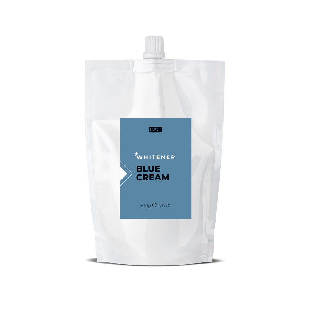 Decolorant delicat în cremă Blue Whitener Le Vie Della Terra 500 g – decolorare profesională, aplicare precisă și control al reflexelor calde