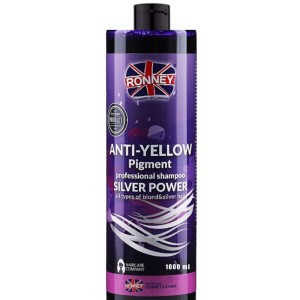 SAMPON PROFESIONAL NO YELLOW SILVER POWER PENTRU PAR BLOND SI GRI 1000 ML