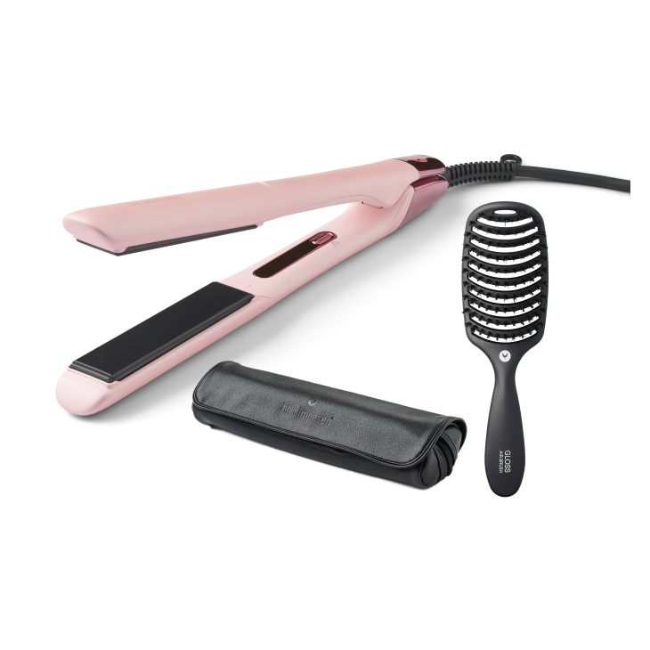 Placă de Îndreptat Părul HH Simonsen Serenity Styler Flora + Gloss Air Brush SS26