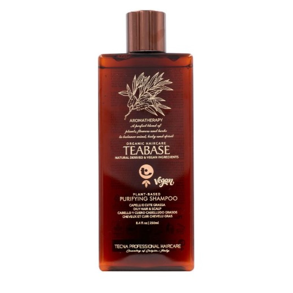 Tecna Teabase Aromatherapy Purifying Shampoo 250ml - Șampon purifiant pentru păr și scalp gras