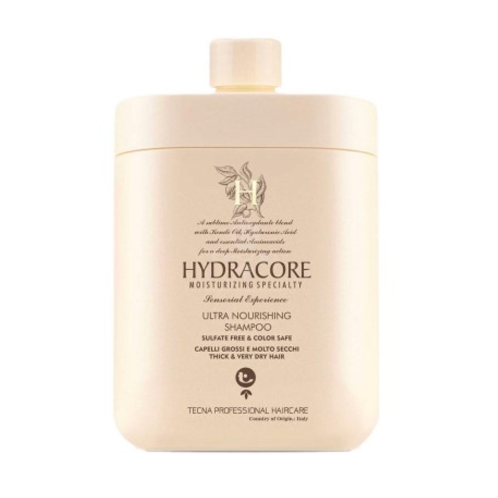 Tecna Hydracore Ultra Nourishing Shampoo 1000ml – șampon ultra-hidratant