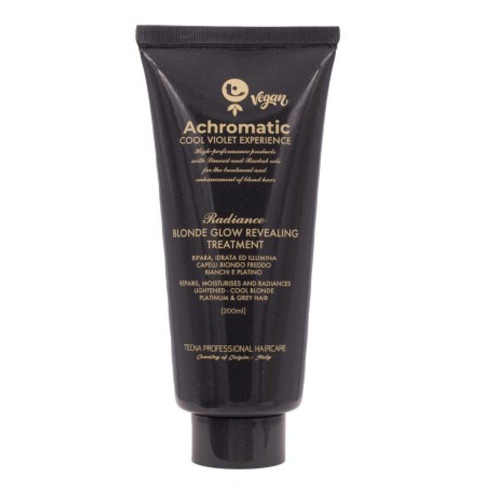Tecna Achromatic Blonde Glow Revealing Treatment 200ml – tratament anti-îngălbenire