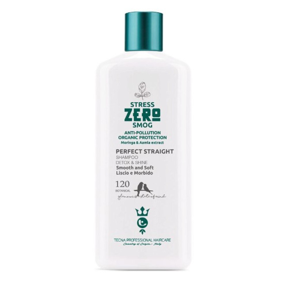 Tecna Zero Perfect Straight Shampoo 400ml – șampon pentru parul drept 
