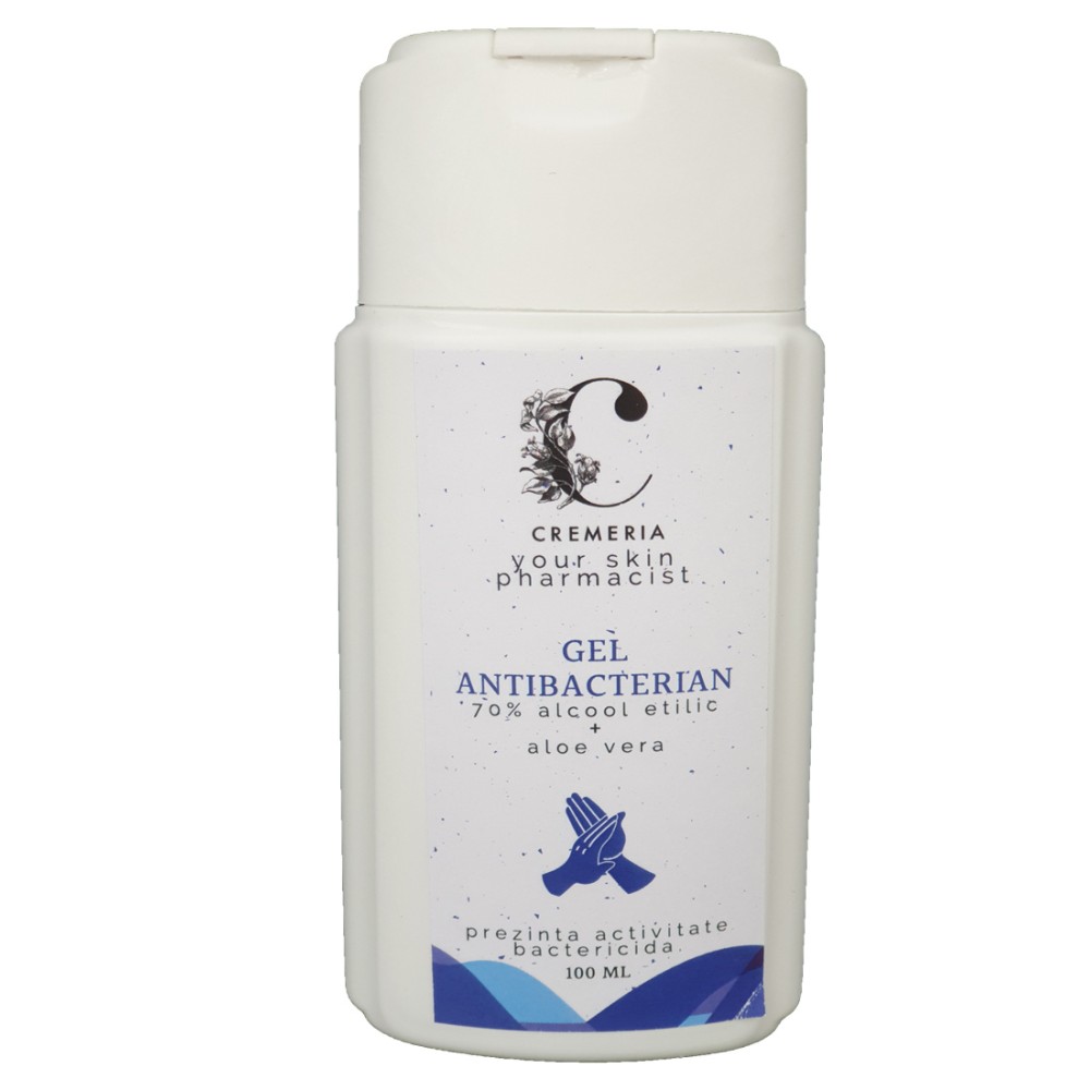 GEL DEZINFECTANT PENTRU MAINI 70% ALCOOL SI ALOE VERA 100 ml