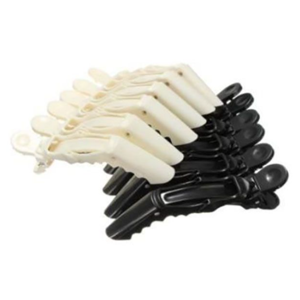 Clipsuri Crocodil Pentru Sectionarea Parului 12 buc 112 mm