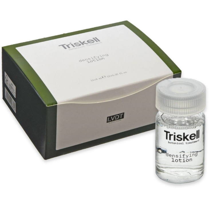 Fiole Densifying TRISKELL Botanical Treatment 12x6 ml tratament anticadere si ingrosare fir de par